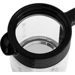 ECG RK 1750 Stripe, rýchlovarná kanvica, 1,7l, čierna