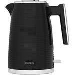 ECG RK 1751 Stripe, rýchlovarná kanvica, 1,7l, čierna