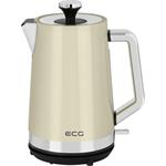 ECG RK 1766 Vintage Vanilla, rýchlovarná kanvica, 1,7l, vanilková