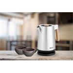 ECG RK 1767 Strix Timber, rýchlovarná kanvica, 1,7l, nerez