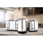 ECG RK 1767 Strix Timber, rýchlovarná kanvica, 1,7l, nerez