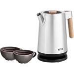 ECG RK 1767 Strix Timber, rýchlovarná kanvica, 1,7l, nerez