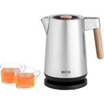 ECG RK 1767 Strix Timber, rýchlovarná kanvica, 1,7l, nerez