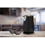 ECG RK 1768 Strix Timber Black, rýchlovarná kanvica, 1,7l, čierna