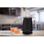 ECG RK 1768 Strix Timber Black, rýchlovarná kanvica, 1,7l, čierna