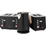 ECG RK 1768 Strix Timber Black, rýchlovarná kanvica, 1,7l, čierna