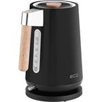 ECG RK 1768 Strix Timber Black, rýchlovarná kanvica, 1,7l, čierna