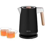 ECG RK 1768 Strix Timber Black, rýchlovarná kanvica, 1,7l, čierna