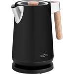 ECG RK 1768 Strix Timber Black, rýchlovarná kanvica, 1,7l, čierna