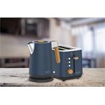 ECG RK 1768 Strix Timber Petrol, rýchlovarná kanvica, 1,7l, modrá