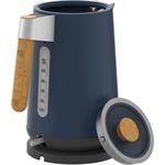 ECG RK 1768 Strix Timber Petrol, rýchlovarná kanvica, 1,7l, modrá