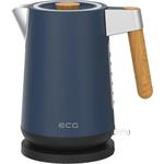 ECG RK 1768 Strix Timber Petrol, rýchlovarná kanvica, 1,7l, modrá