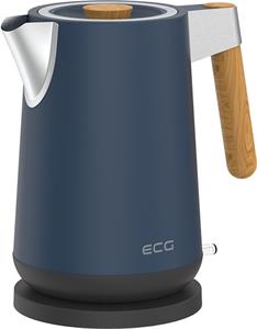 ECG RK 1768 Strix Timber Petrol, rýchlovarná kanvica, 1,7l, modrá