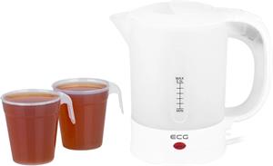 ECG RK 500 Travel Lite, rýchlovarná kanvica, 0,5l, biela