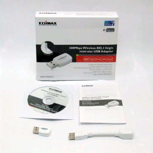 Edimax EW-7722UTN V3 – Adattatore Mini USB Wi-Fi 4 N300, Wireless N Per PC E Laptop