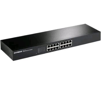 Edimax GS-1016 16x Gigabit (10/100/1000Mbps) 19'' RM Switch, energy ef