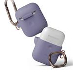 Elago Airpods 2 Silicone Hang Case - Lavender Gray