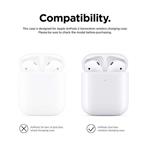 Elago Airpods 2 Silicone Hang Case - Lavender Gray