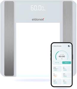 Eldonex Bodyfit Pro, digitálna osobná váha, biela