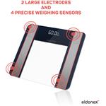 Eldonex Bodyfit Pro, digitálna osobná váha, čierna
