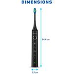 Eldonex SonicPro DuoPack, sonické zubné kefky, čierna a biela