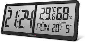 Eldonex TimeCheck, nástenné hodiny, čierne