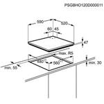 Electrolux EGT 6342 YOK, plynová varná doska