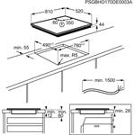 Electrolux EIV8457 FLEX Bridge, indukčná varná doska