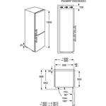 Electrolux EN3613MOX, chladnička kombinovaná