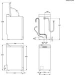 Electrolux EW2TN5061FC, práčka vrchom plnená