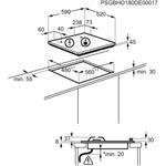 Electrolux KGG6436W, plynový varný panel