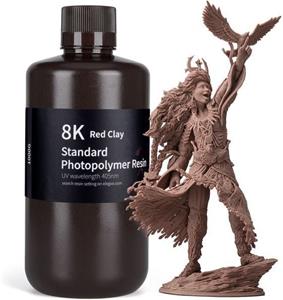 ELEGOO 8K Standard Resin 1KG, Red Clay