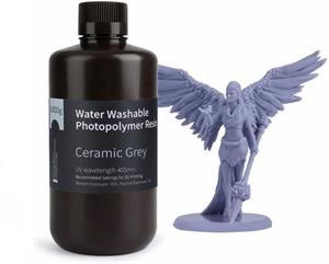 ELEGOO Water Washable Resin 1kg, keramická šedá