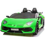 Elektrické autíčko Lamborghini Aventador 12V, zelené