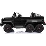 Elektrické autíčko Mercedes-Benz G63 6X6, čierne lakované
