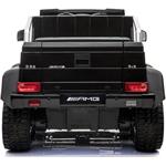 Elektrické autíčko Mercedes-Benz G63 6X6, čierne lakované