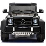 Elektrické autíčko Mercedes-Benz G63 6X6, čierne lakované