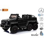 Elektrické autíčko Mercedes-Benz G63 6X6, čierne lakované