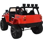 Elektrické autíčko OFFROAD XXL s pohonom 4x4, červené