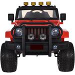 Elektrické autíčko OFFROAD XXL s pohonom 4x4, červené