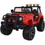Elektrické autíčko OFFROAD XXL s pohonom 4x4, červené
