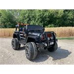 Elektrické autíčko OFFROAD XXL s pohonom 4x4, čierne