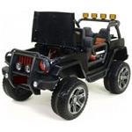 Elektrické autíčko OFFROAD XXL s pohonom 4x4, čierne