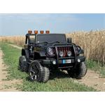 Elektrické autíčko OFFROAD XXL s pohonom 4x4, čierne