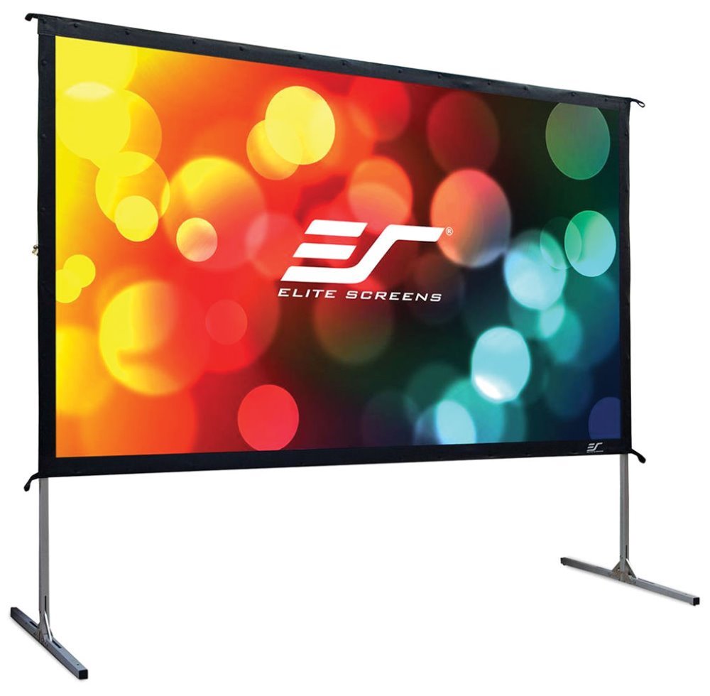 ELITE SCREENS plátno 100" outdoor (254 cm)/ 16:9/ 124,5 x 221,5 cm/ hliníkový/ přední a zadní projekce