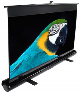 ELITE SCREENS plátno teleskopické od podlahy vzhůru 72" (182,9 cm)/ 4:3/ 109,7 x 146,3 cm/ Gain 1,1/ case černý