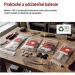 Emos A2834, samolepiaca príchytka sťahovacej pásky 30×30, biela, 25 ks