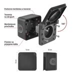 Emos D730420 Cyklone, zásuvka nástenná IP55