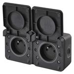 Emos D730421 Cyklone, zásuvka dvojnásobná IP55