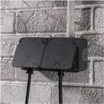 Emos D730421 Cyklone, zásuvka dvojnásobná IP55